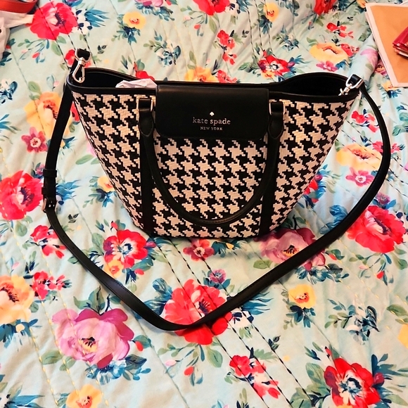 Kate Spade Houndstooth bag - Picture 1 of 7